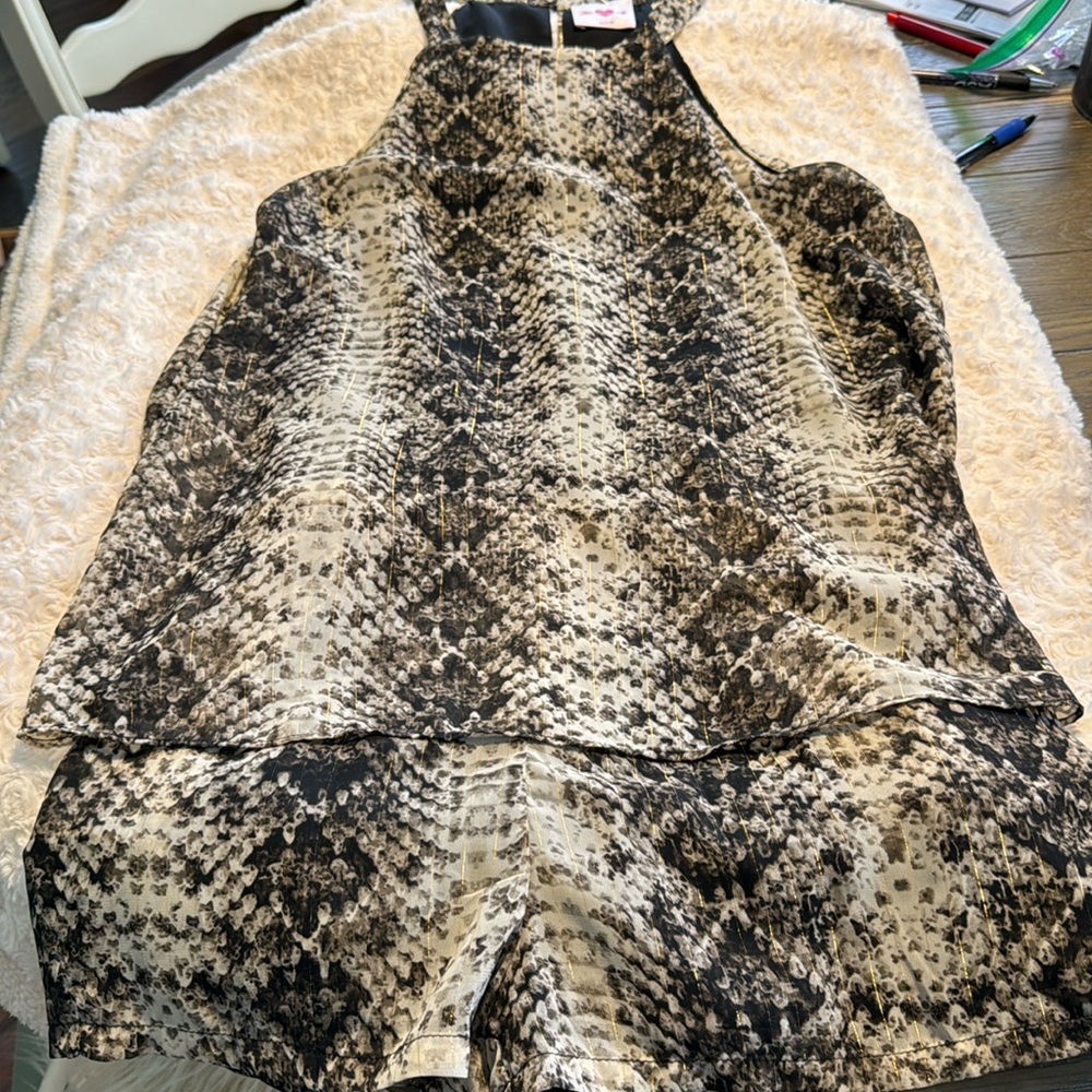 Buddy Love snake, print romper